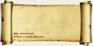 Janko Medved vizit kartica